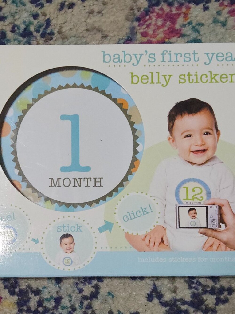 Baby's First Year Belly Stickers